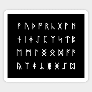 Runic Alphabet [Futhorc] Sticker